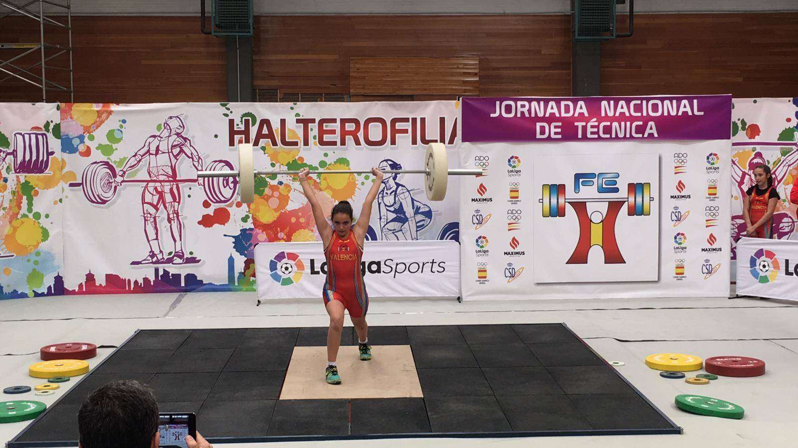Alumna Pureza de María Grao medalla de oro en halterofilia